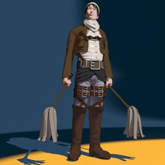 Toon shading with model from Blend Swap user ucupumar (CC0)
