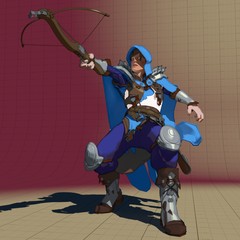 Toon shading with model from Blend Swap user daren (CC BY)
