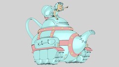 “Rolling Teapot” - Model by Brice Laville, concept by Tom Robinson, render by Esteban Tovagliari - RenderMan ‘Rolling Teapot’ Art Challenge
